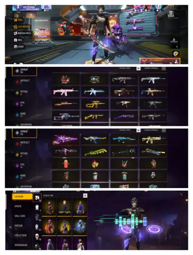 jual akun epep up SG lvl 6 udh lebih 200k jual:120.000 wajib nego
