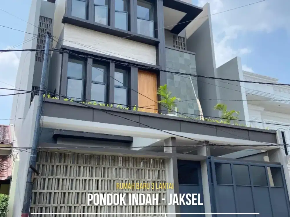 RUMAH BARU SIAP HUNI KAWASAN ELIT PONDOK INDAH JAKARTA SELATAN