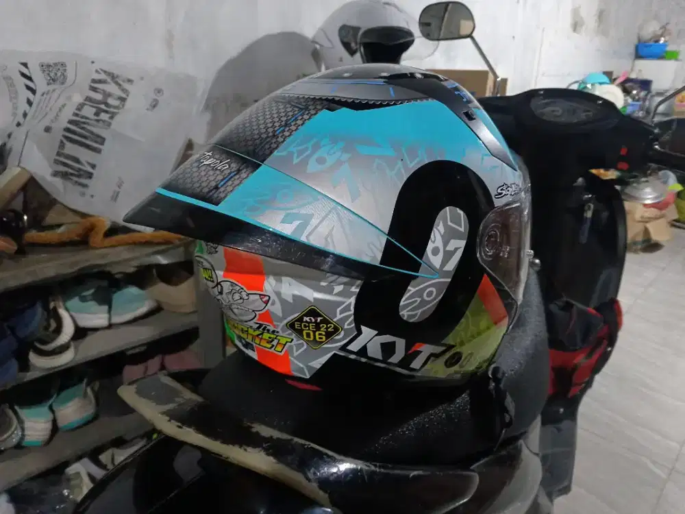 KYT TTR JET LEOPARD MISANO FOGIA Size M