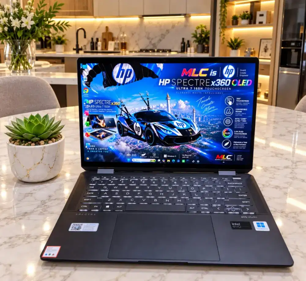 Laptop HP SPECTRE OLED RAM 32Gb SSD 1TB TOUCHSCREEN FLIP Body SLIM