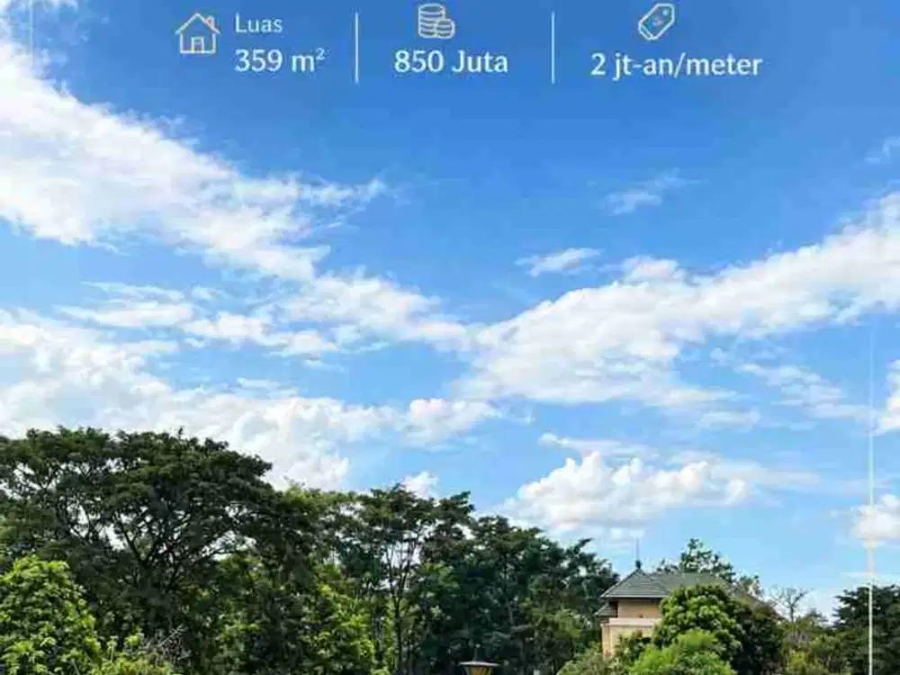 2 Jt-an/mtr‼Kavling Taman Dayu - Country Estate