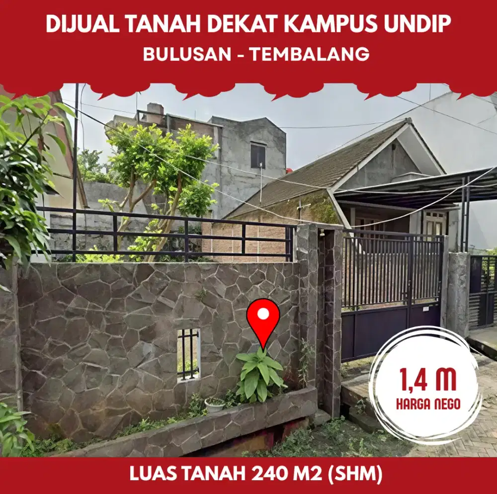 Kavling Murah SHM Dekat Kampus UNDIP