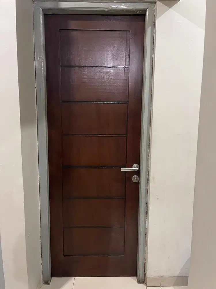 Jual daun pintu kayu ukuran 202cm X 72 cm