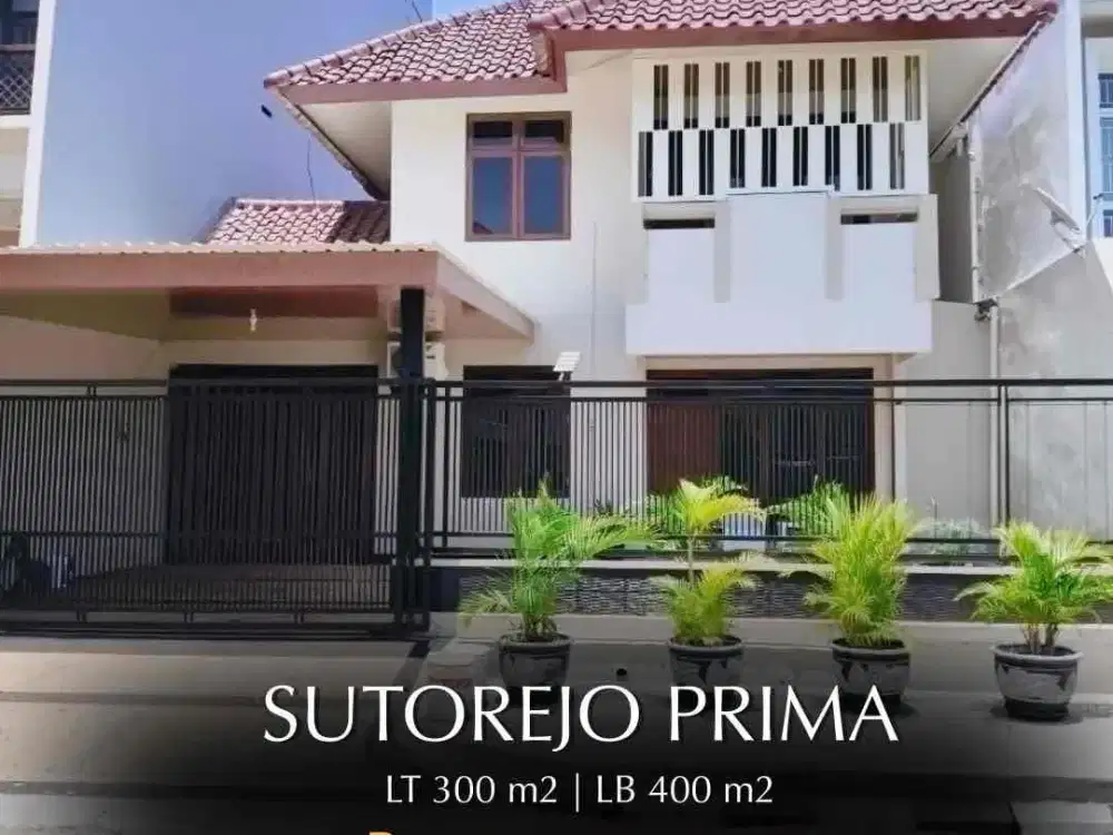 MURAH ‼Raya sutorejo Prima  dijual rumah siap huni