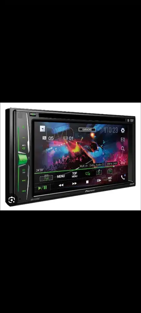 Dijual = Head unit PIONEER AVH-A 205 BT (Kondisi Mulus)