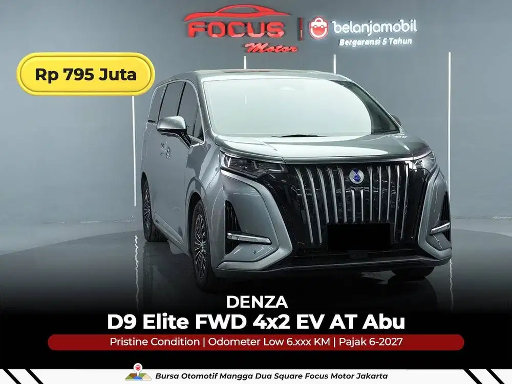 [ GARANSI 5TH KM 6RB ] Denza D9 D 9 Elite FWD 4x2 EV AT 2024/2025/2026