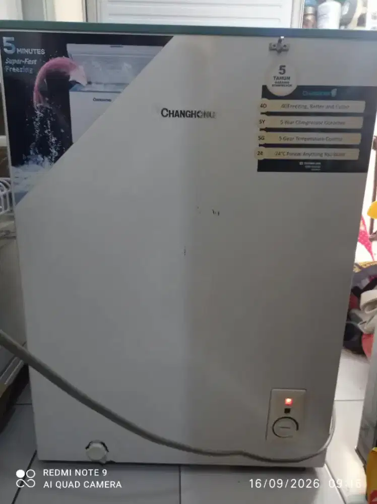 Jual Freezer Bekas merk Changhong