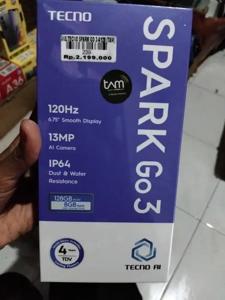 TECNO SPARK GO 3 4/128 ATLANTIS DAHSYAT