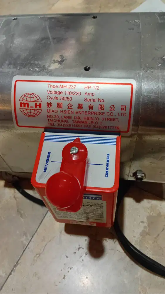 Mesin Penggiling Daging / Meat Grinder /Miao Hsien MH 237 Made Taiwan