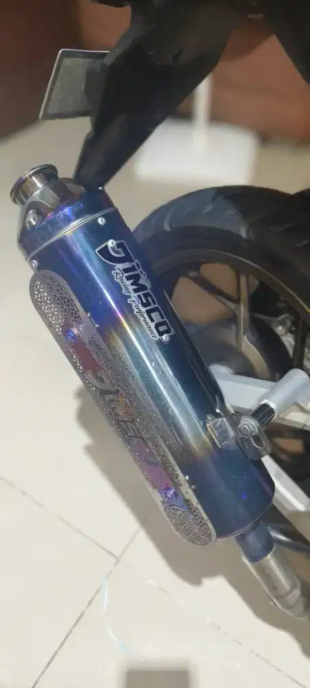 knalpot racing merek jimsco vario 160cc