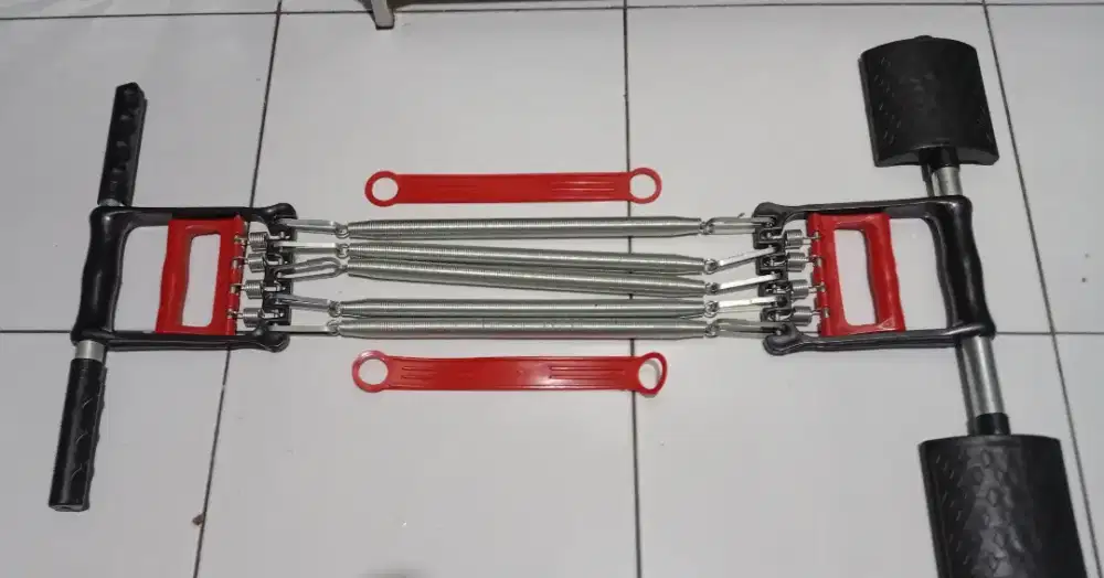 ALAT FITNESS GYM PORTABLE KEBUGARAN LATIHAN OTOT DADA TANGAN DAN PERUT