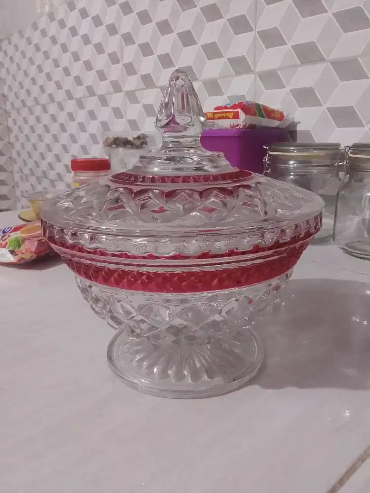 Mangkok kristal diameter 19cm