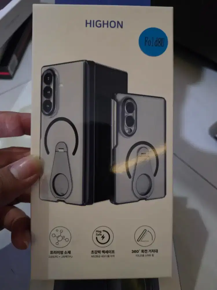 Highon case clear fold 8 ultra clear baru original