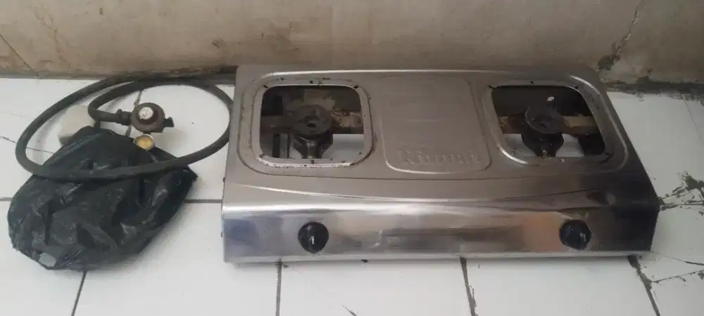 Jual kompor rinnai gas 2 tungku sama selang gas