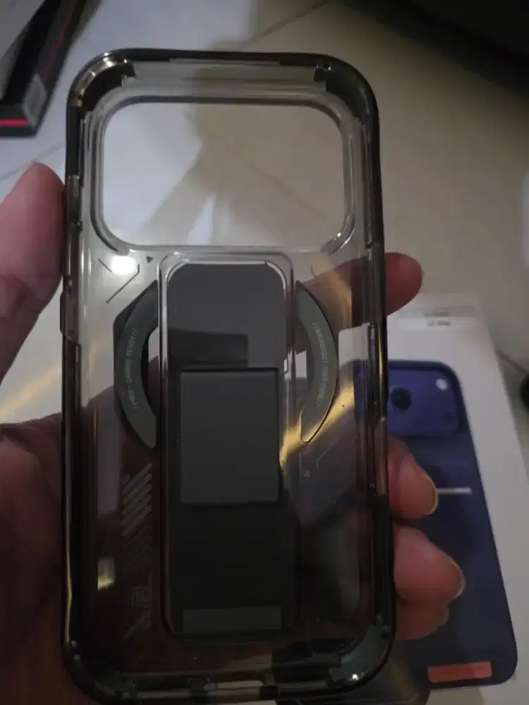 Skinarma case iphone 17 pro clear black mulus original