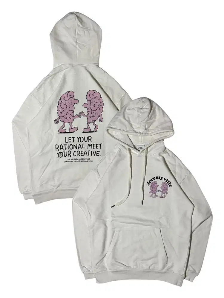 Hoodie Zara x jeremy vile