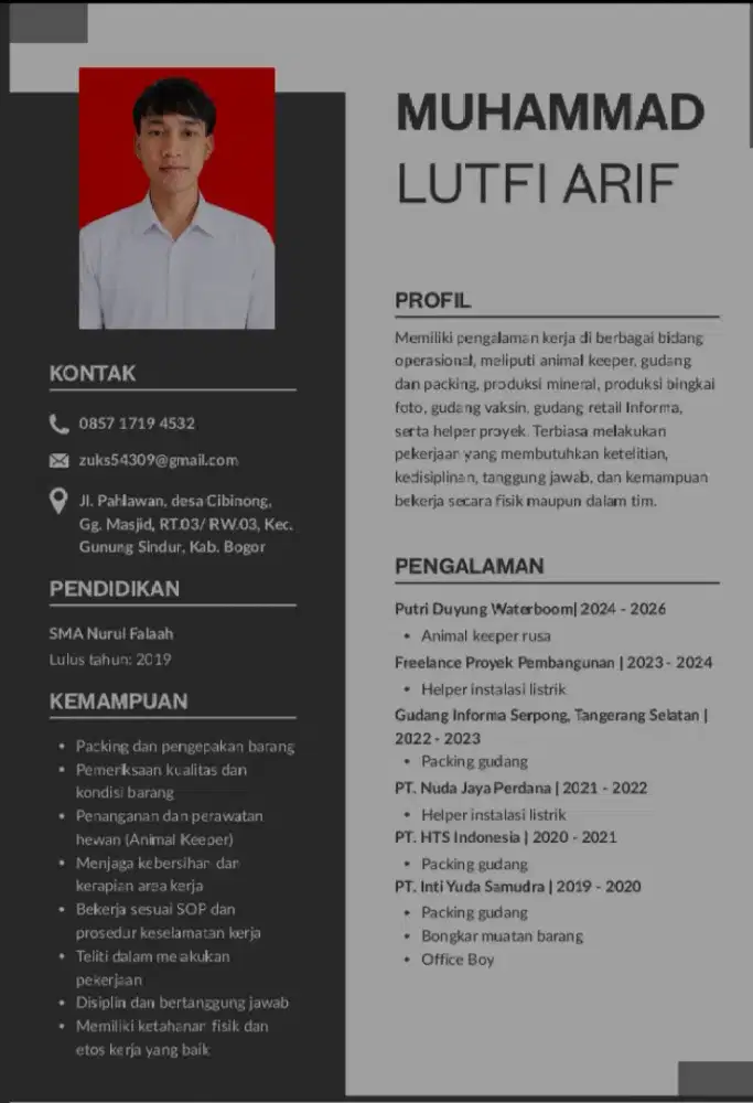 Mencari pekerjaan