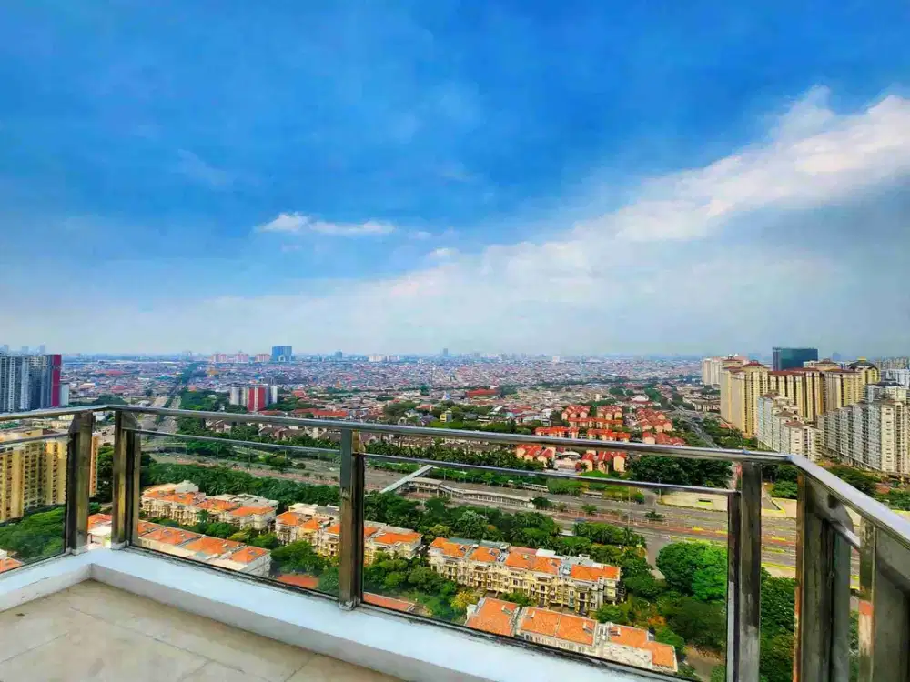 Springhill Kemayoran 1BR 45M2 Lantai Tinggi Free Furnish DP 0% Dekat Golf JIEXPO Prj
