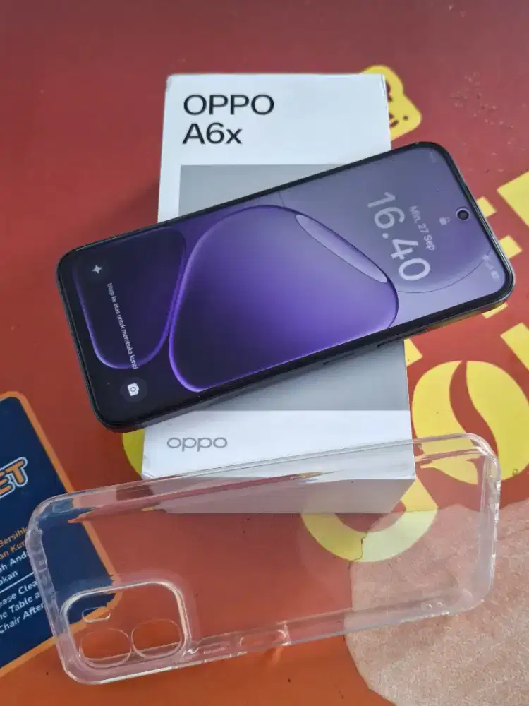 Oppo A6x RAM 12/128GB Garansi Resmi ON Juli 2027 istimewa 99%