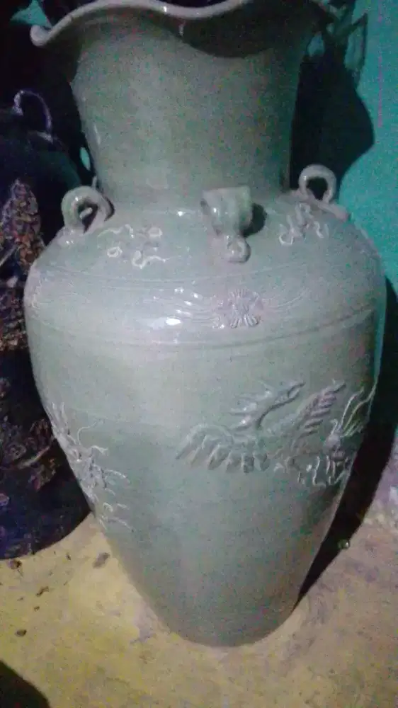Guci jadul motif phonix