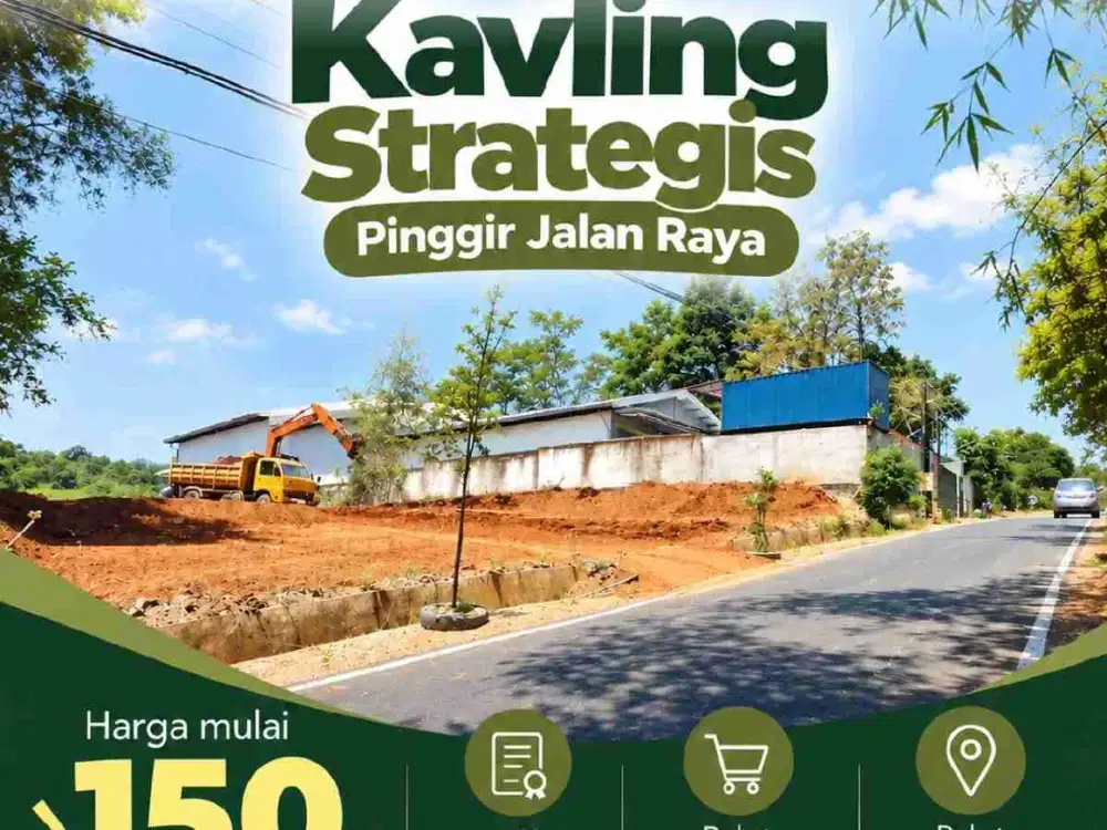 Tanah murah nempel jalan raya di Gunungpati Kota Semarang