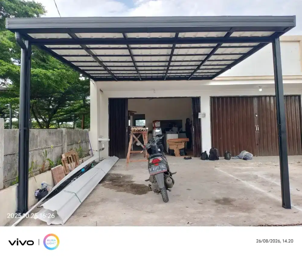 Jasa pasang kanopi baja ringan