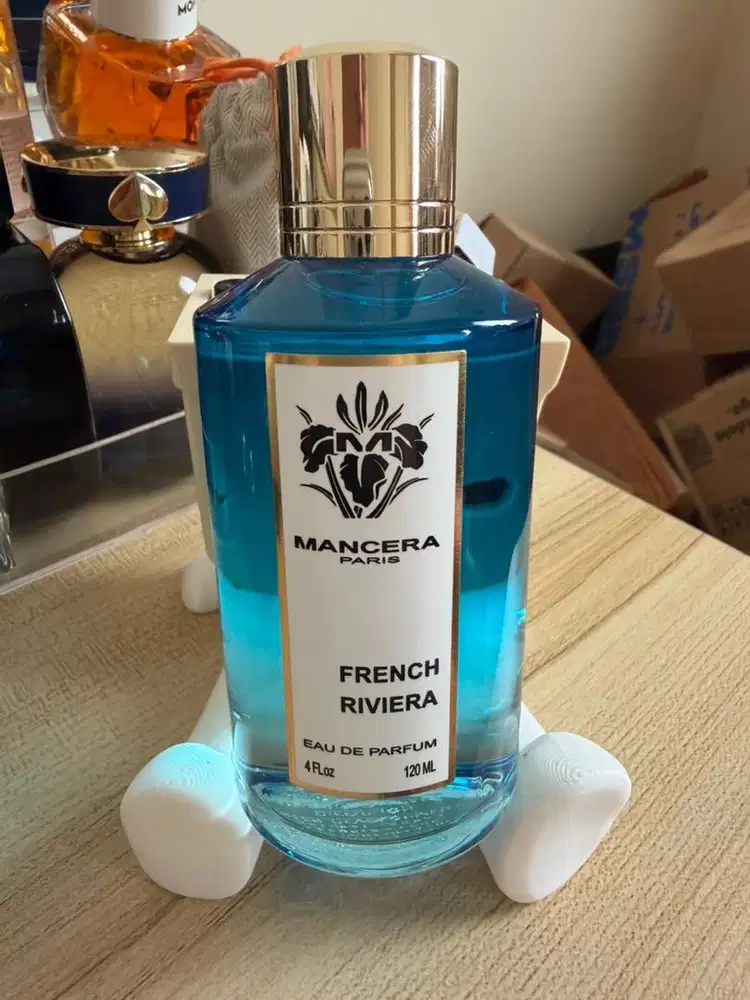 PRELOVED ORIGINAL +POUCH MANCERA FRENCH RIVIERA EAU DE PARFUM 120ml