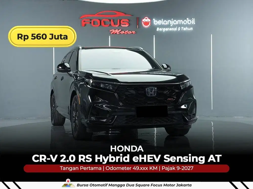 [GARANSI 5TH] Honda CR-V CR V CRV 2.0 RS Hybrid Sensing 2023/2024/2025
