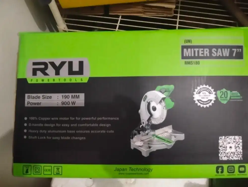 Miter Saw RYU 900Watt (Mesin Pemotong )