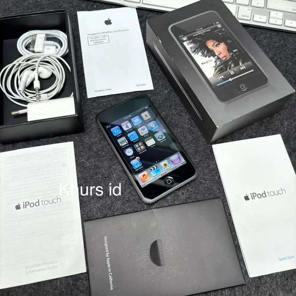 ipod touch 1st 8gb macygray 2007 - apple rare collection