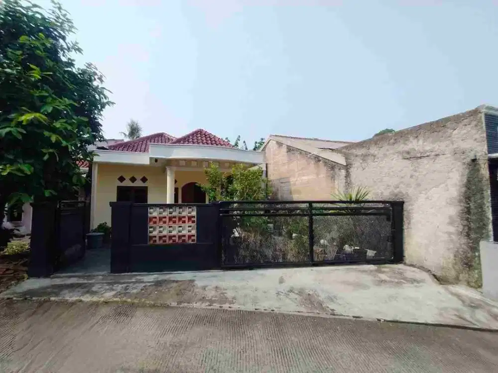 Rumah luas murah perbatasan Kalimulya Depok
