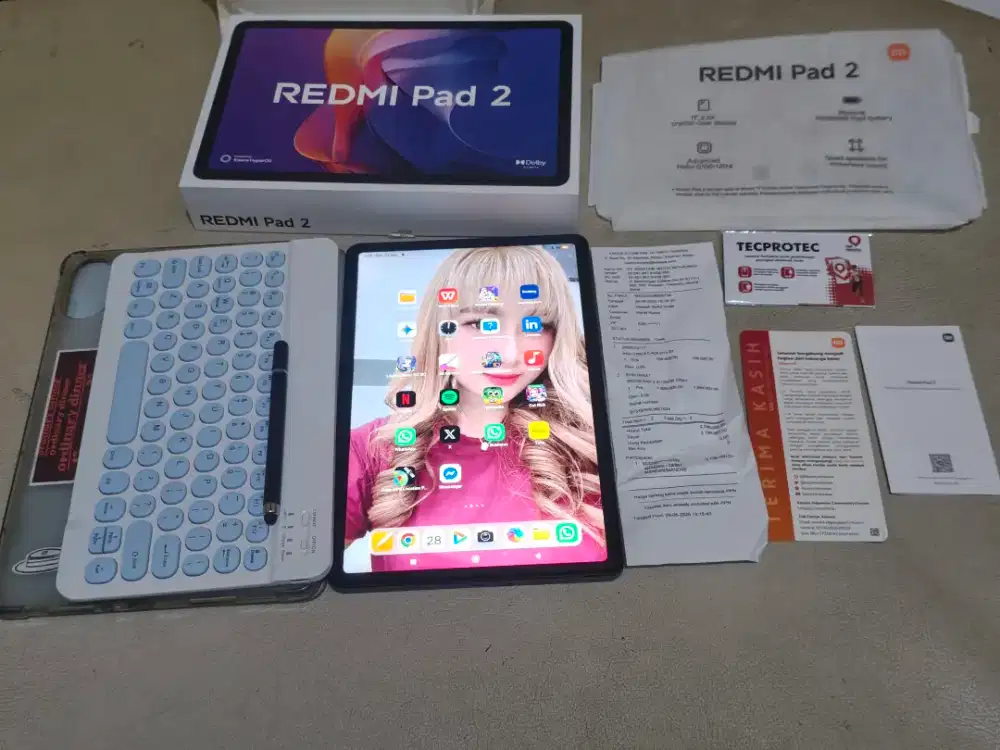 Xiaomi Redmi Pad 2 11 inch Ram 4+4/128GB Wifi Only Lengkap dari Baru.