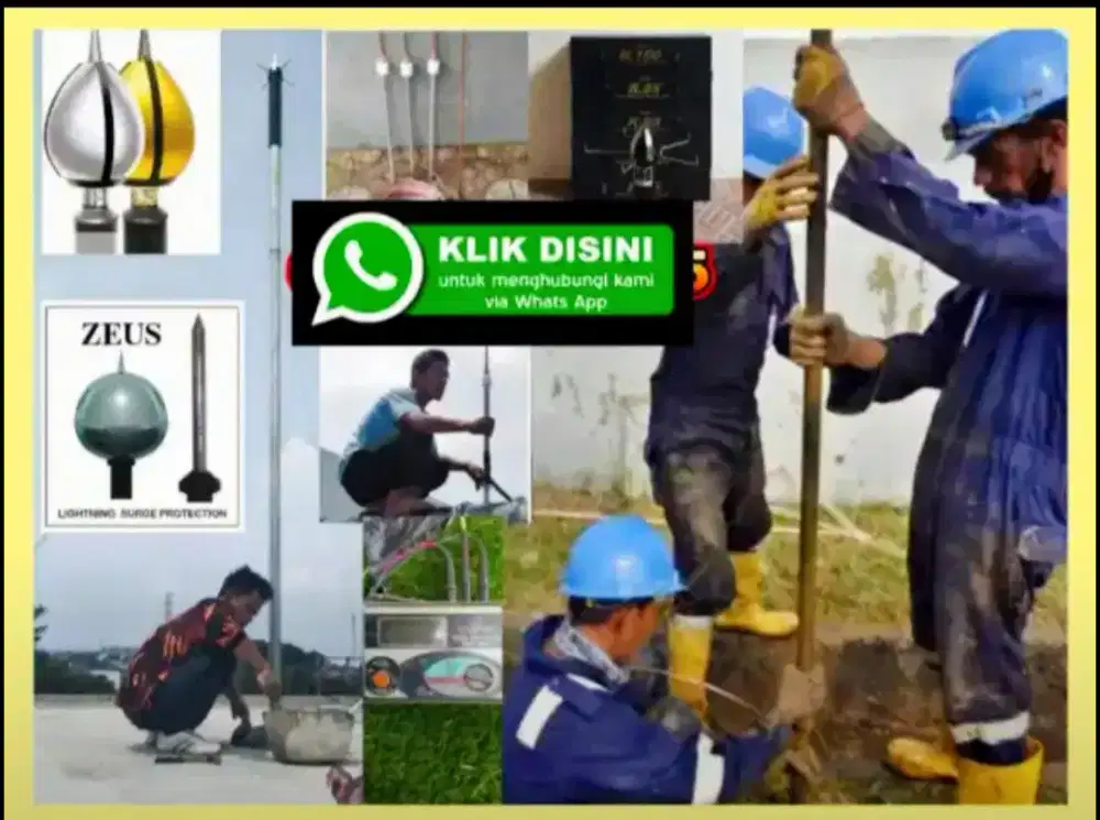 Terima Jasa Pasang Anti Petir Standar SNI