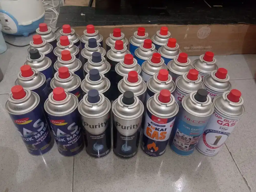 Tabung gas portabel kosongan tanpa isi