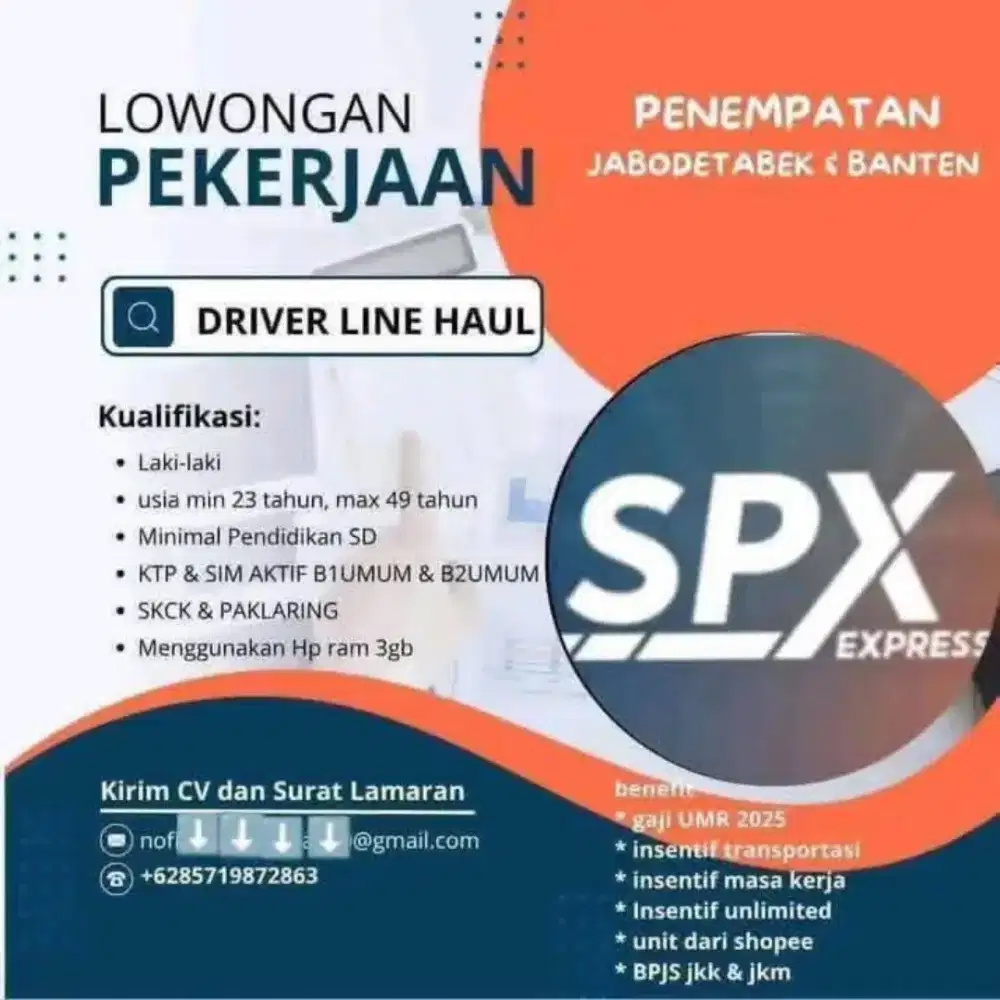 DRIVER LINEHAUL SPX/ CDD&WINGBOX