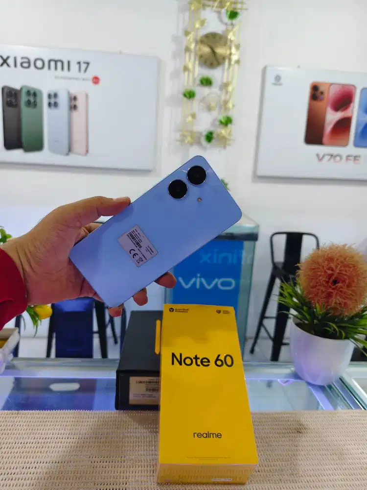 Realme Note 60 Ram 6+6Gb/ 128Gb Fullset Mulus Original 100% Bergaransi