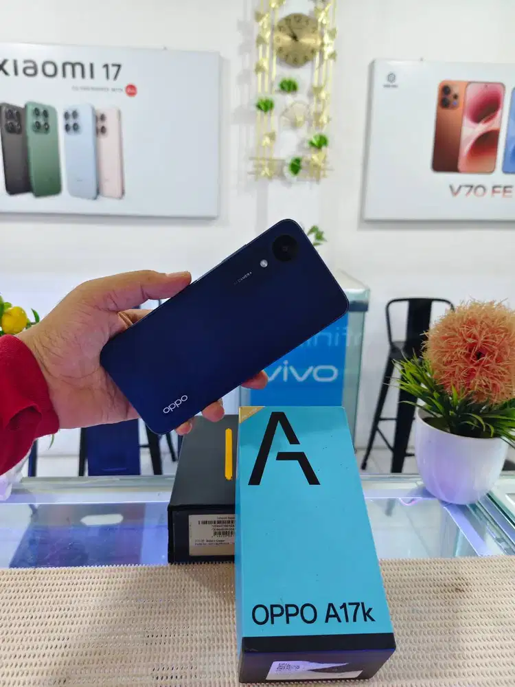 Oppo A17k Ram 3+3Gb/ 64Gb Fullset Mulus Original 100% Bergaransi