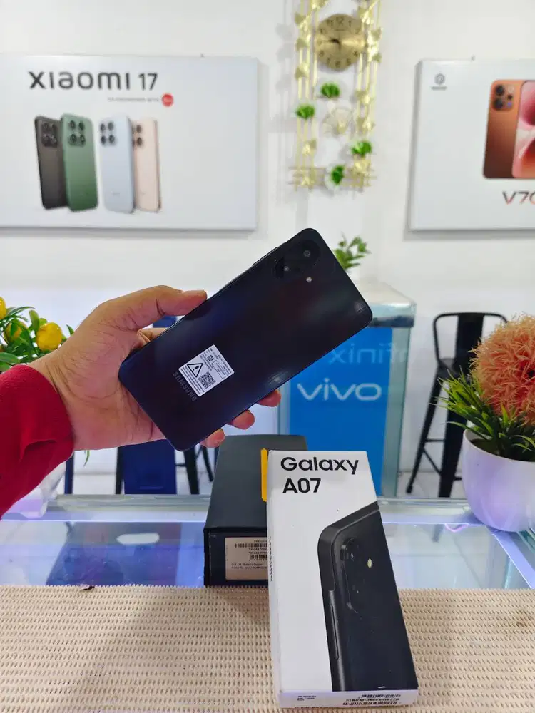 Samsung A07 Ram 8Gb (4+4) 128Gb Fullset Mulus Original 100% Bergaransi