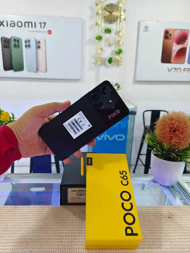 Poco C65 Ram 12Gb (6+6) 128Gb Fullset Mulus Original 100% Bergaransi