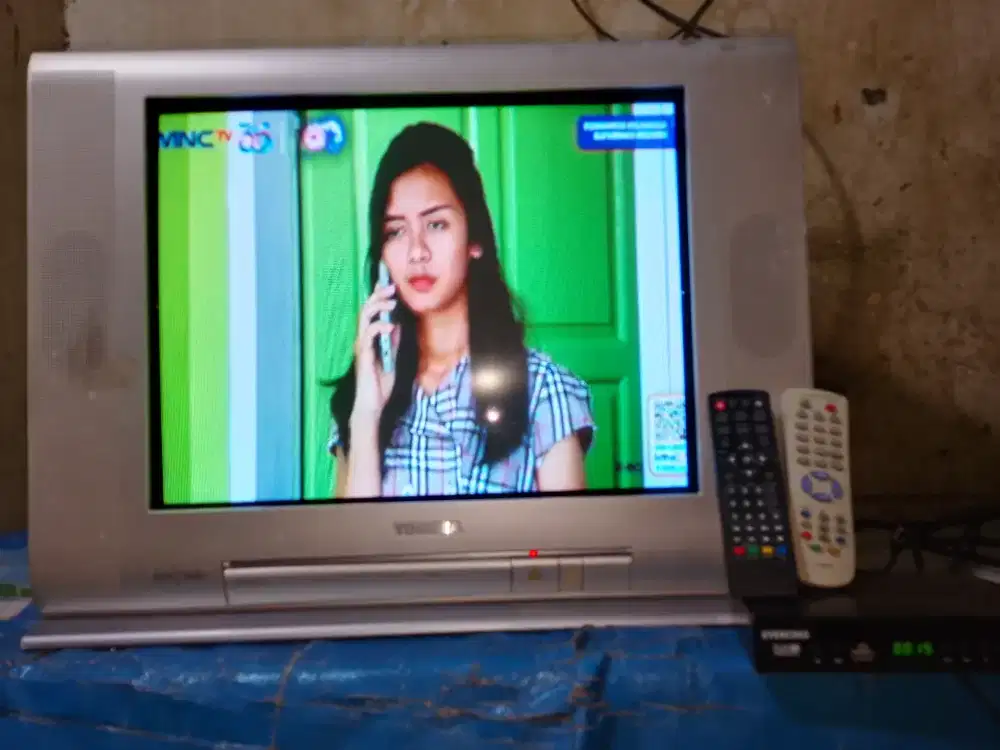 TV TABUNG 21inc flat.