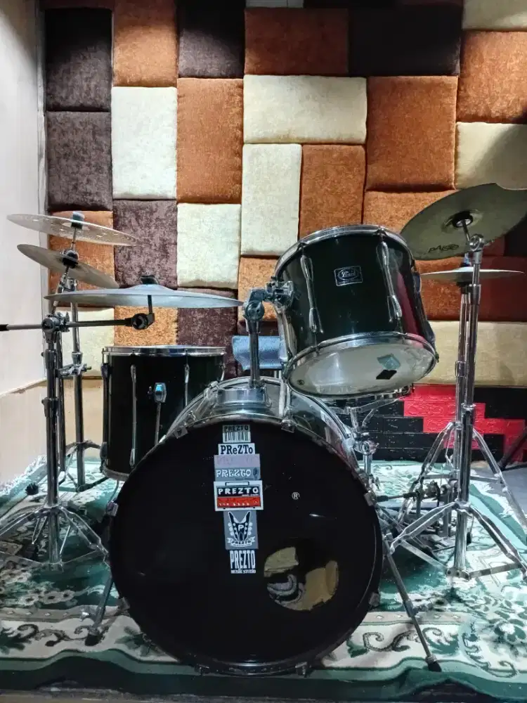 Drum Set Pearl Export Original – Full Set (Tanpa Cymbal)