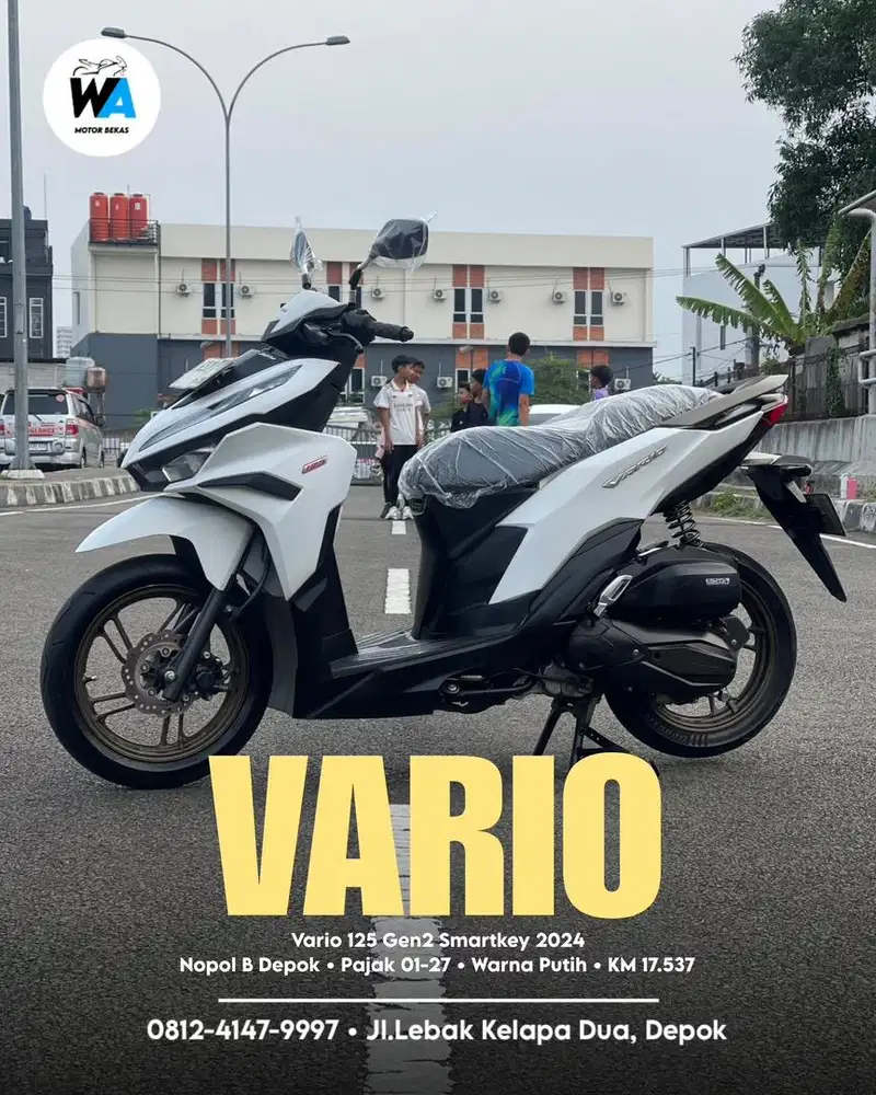 GARANSI MESIN Honda Vario 125 Gen2 Smartkey Tahun 2024 Cash/Kredit