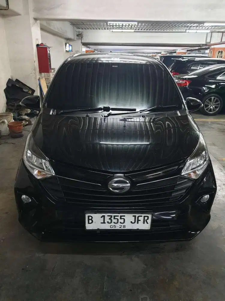 Daihatsu Sigra R AT 2023 Hitam Pajak Panjang Low KM Mulus Dp Murah