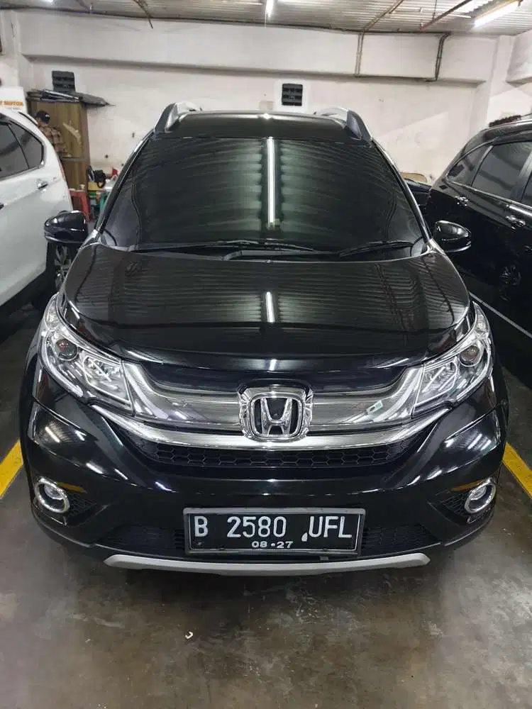 Honda BRV E A/T 2017 Hitam Pajak Panjang Tangan 1 Mulus Bagus Sekali