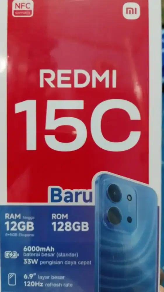 Dijual Hp Redmi 15c Masih baru