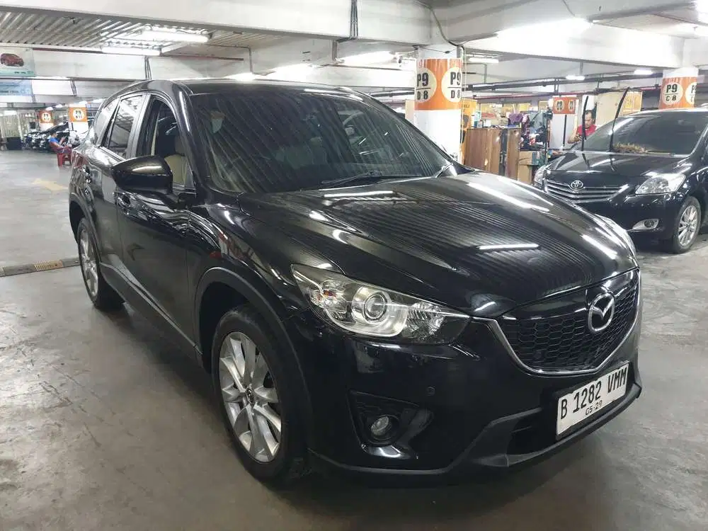 Mazda CX5 GT 2.5 2014 Hitam R19 Pajak Pjg Low KM Mulus Bagus Sekali