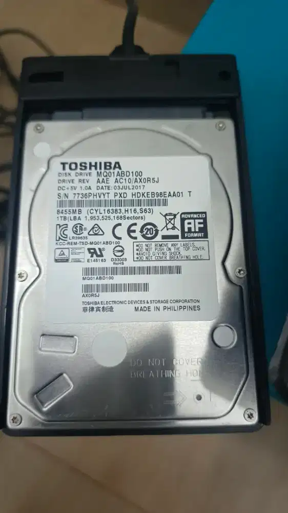 Hardisk Laptop 2.5 SATA 1TB / 1 Terra
