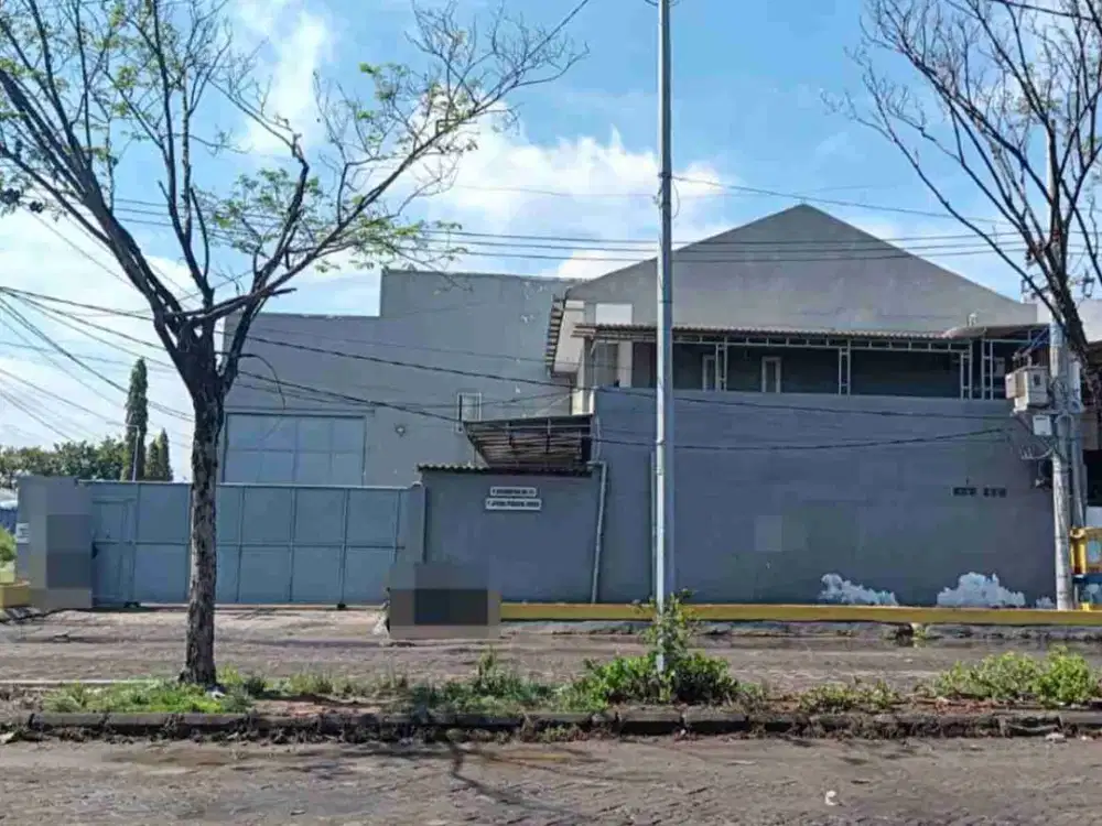 DIJUAL TERMURAH LELANG GUDANG DI JALAN UTAMA BUMI MASPION ROMOKALISARI