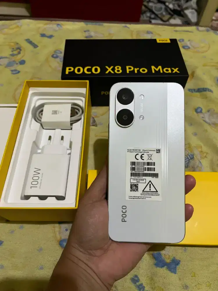 Poco x8pro max like new.12/257