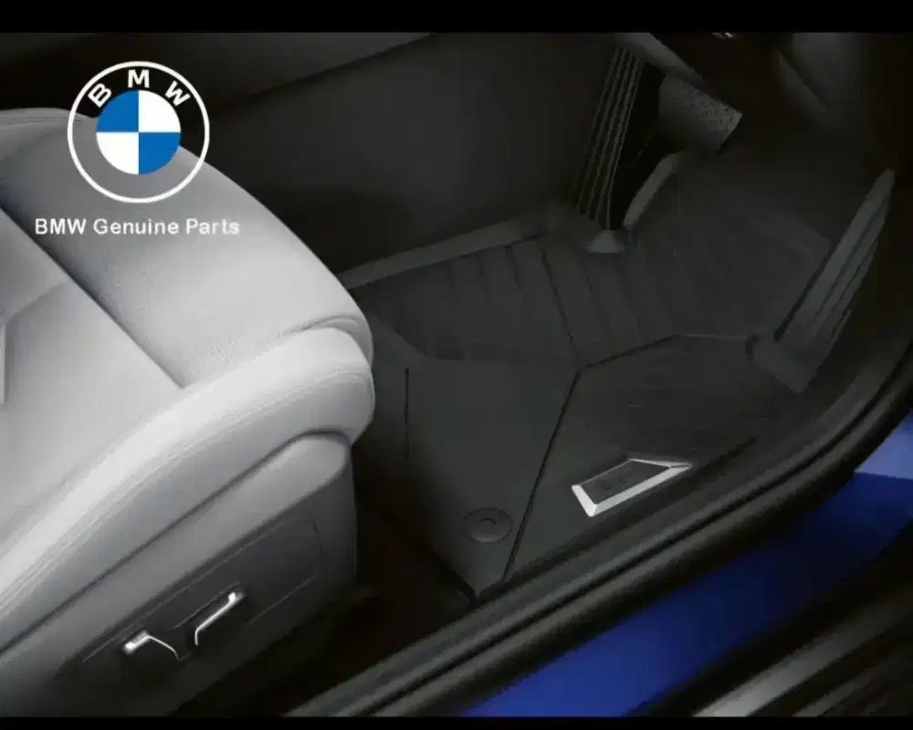 Original BMW All Weather Floor Mats Karpet Karet Mobil Seri 5 